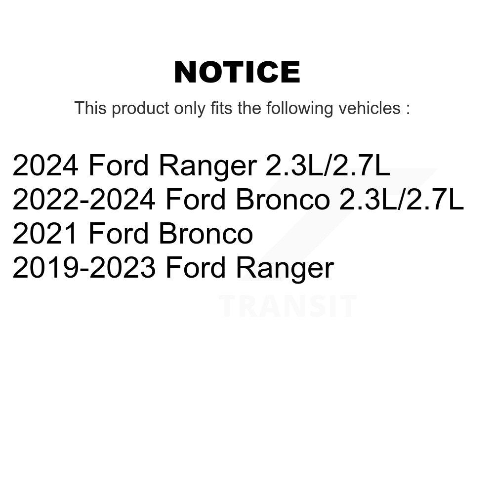 [Avant] Disque et plaquette de frein pour Ford Ranger Bronco KDA-103025
