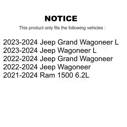 [Arrière] Disque et plaquette de frein pour Ram 1500 Jeep Wagoneer Grand L KDA-103196
