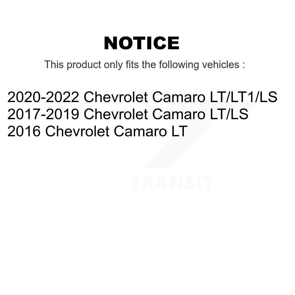 [Arrière] Disque et plaquette de frein pour Chevrolet Camaro KDA-103443