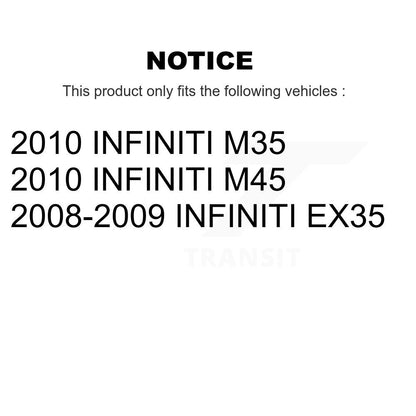 [Arrière] Disque et plaquette de frein pour INFINITI KDA-103698