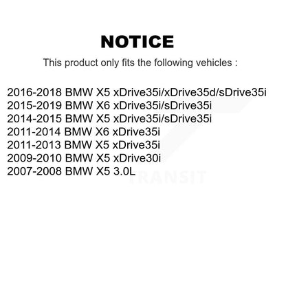 [Avant] Kit de disque (percé rainuré revêtu) et plaquette (céramique) de frein pour BMW X5 X6 KDC-100018