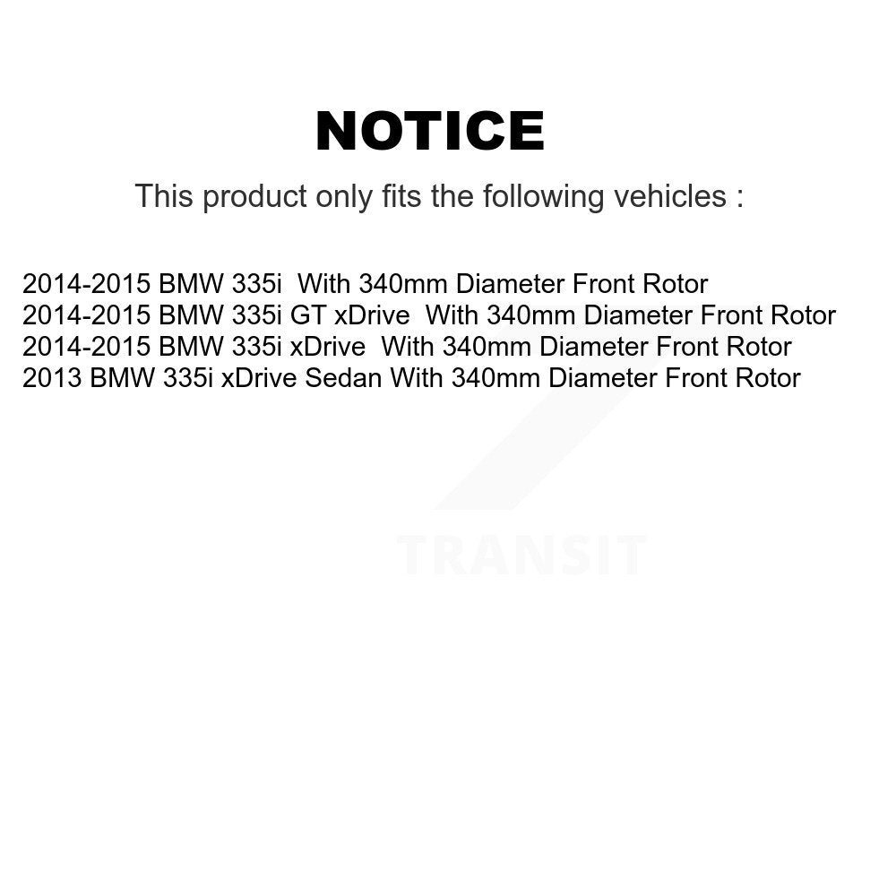 [Avant] Kit de disque (percé rainuré revêtu) et plaquette (céramique) de frein pour BMW 335i xDrive 435i 328i GT 328d 330i Gran Coupe KDC-100039