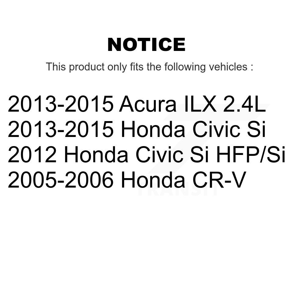 [Avant] Kit de disque (percé rainuré revêtu) et plaquette (céramique) de frein pour Honda Civic CR-V Acura ILX KDC-100068