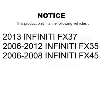 [Avant] Kit de disque (percé rainuré revêtu) et plaquette (céramique) de frein pour INFINITI FX35 FX37 QX70 FX45 KDC-100145