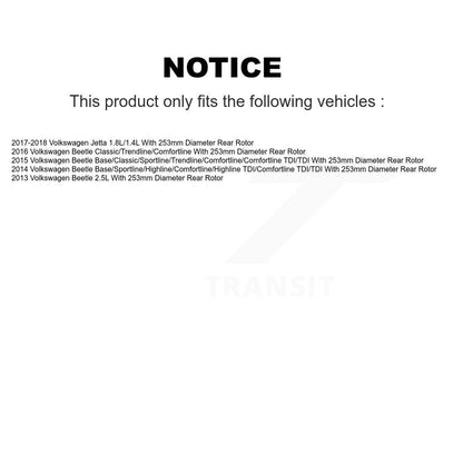 [Avant + Arrière] Kit de disque (percé rainuré revêtu) et plaquette (céramique) de frein pour Volkswagen Jetta Beetle KDC-100642