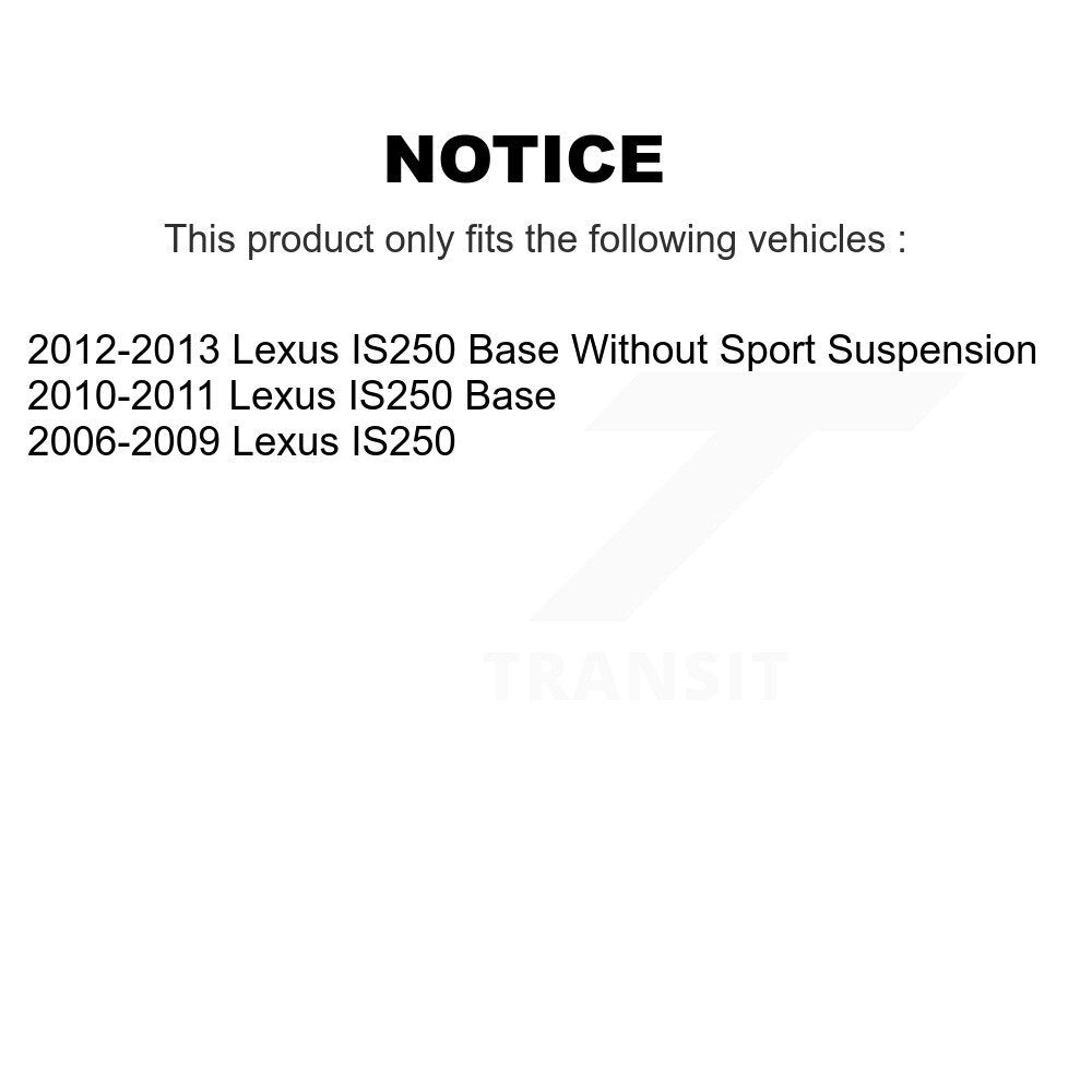 [Arrière] Kit de disque (percé rainuré revêtu) et plaquette (céramique) de frein pour Lexus IS250 KDC-100930