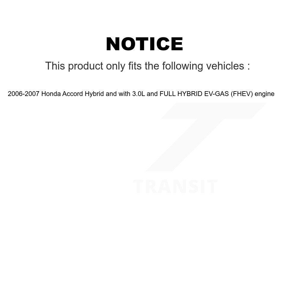 [Avant + Arrière] Kit de disque (percé rainuré revêtu) et plaquette (céramique) de frein pour 2006-2007 Honda Accord Hybrid avec 3.0L KDC-100975