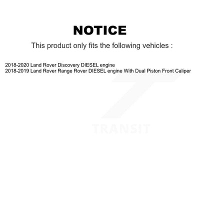 [Avant] Disque et plaquette de frein pour Land Rover Discovery Range DIESEL engine KDC-101142