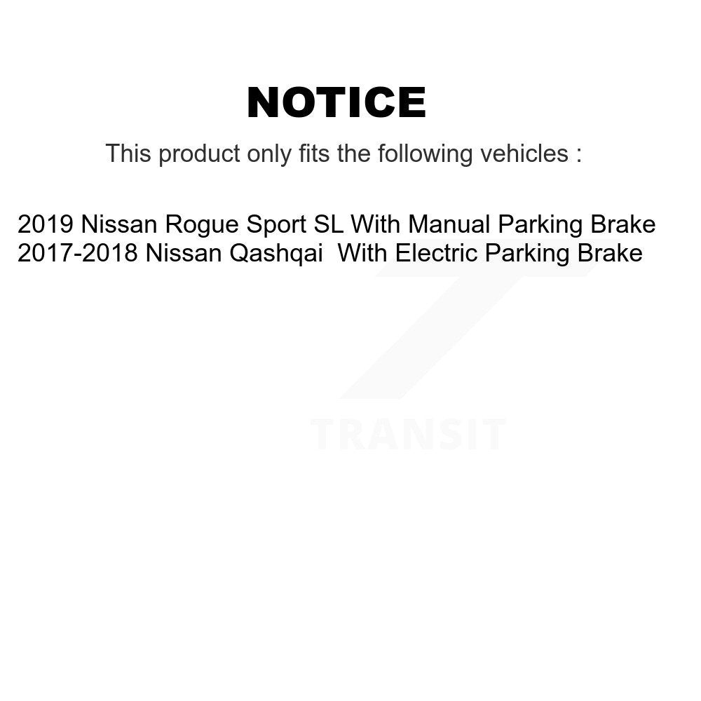 [Avant et Arrière] Disque et plaquette de frein pour Nissan Qashqai Rogue Sport KDC-101756