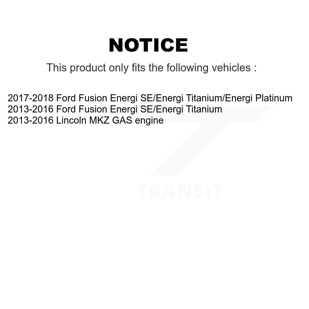[Avant + Arrière] Kit de disque (percé rainuré revêtu) et plaquette (semi-métallique) de frein pour Ford Fusion Lincoln MKZ KDF-100235
