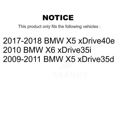 [Avant + Arrière] Kit de disque (percé rainuré revêtu) et plaquette (semi-métallique) de frein pour BMW X5 X6 KDF-100326
