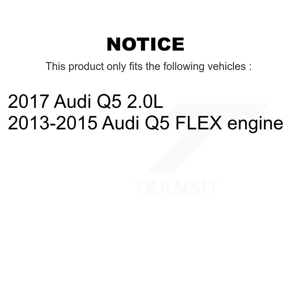 [Avant + Arrière] Kit de disque (percé rainuré revêtu) et plaquette (semi-métallique) de frein pour Audi Q5 KDF-100371