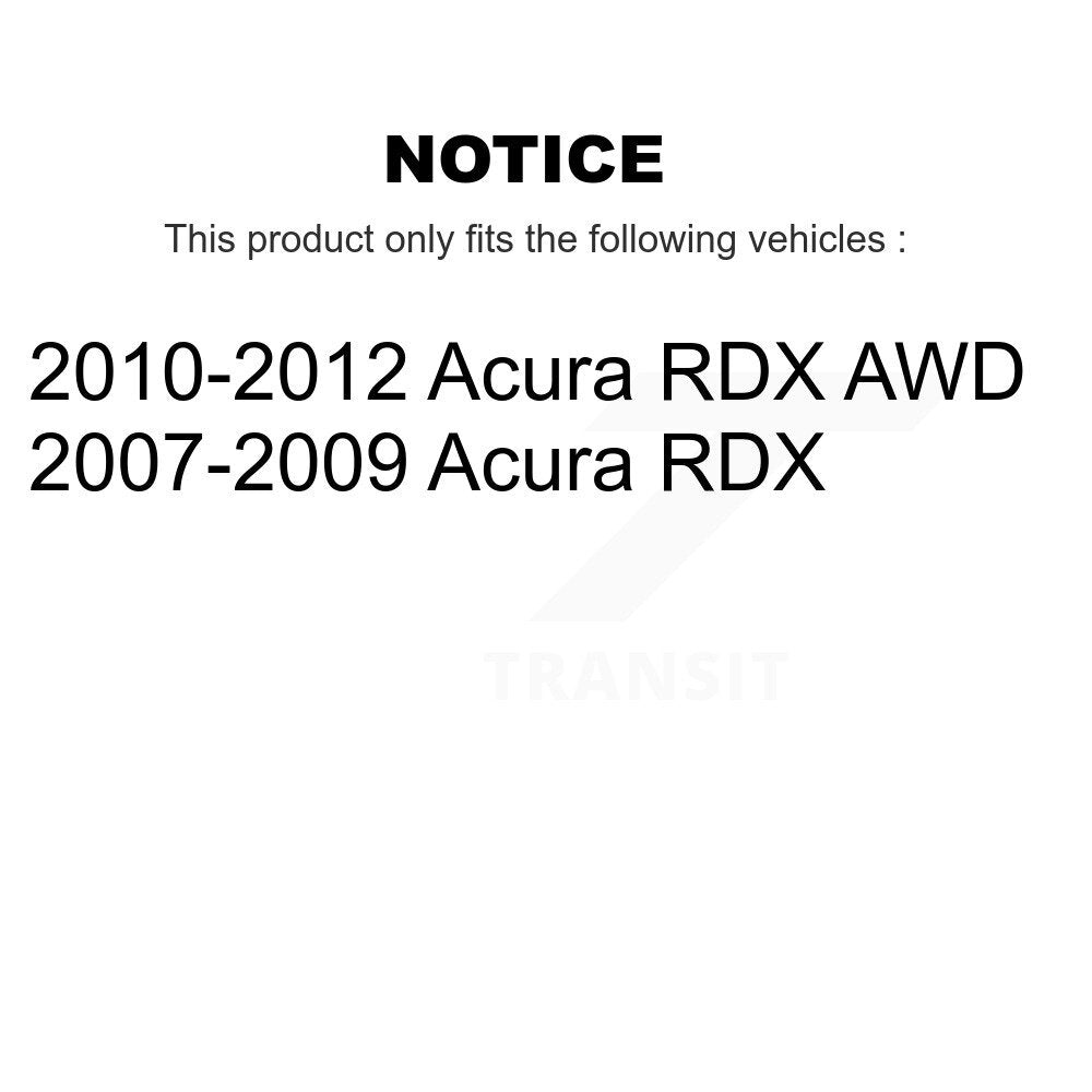 [Avant + Arrière] Kit de disque (percé rainuré revêtu) et plaquette (semi-métallique) de frein pour Acura RDX KDS-100290