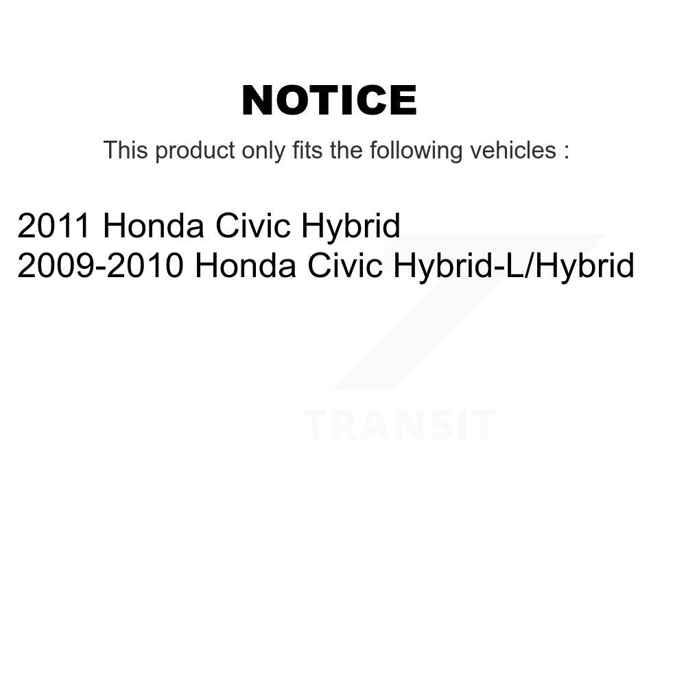 [Avant + Arrière] Kit de disque (percé rainuré revêtu) et plaquette (semi-métallique) de frein pour Honda Civic KDS-100719