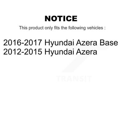 [Avant + Arrière] Kit de disque (percé rainuré revêtu) et plaquette (semi-métallique) de frein pour Hyundai Azera KDS-100757