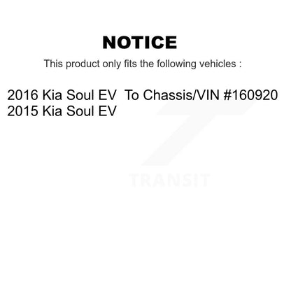 [Avant + Arrière] Kit de disque (percé rainuré revêtu) et plaquette (semi-métallique) de frein pour Kia Soul EV KDS-100877