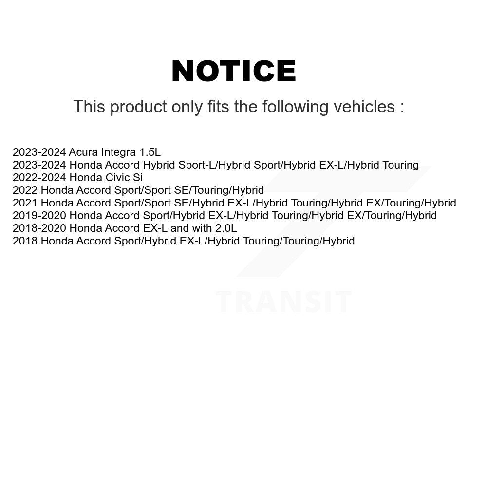 [Avant] Disque et plaquette de frein pour Honda Civic Accord Acura Integra KDS-101023