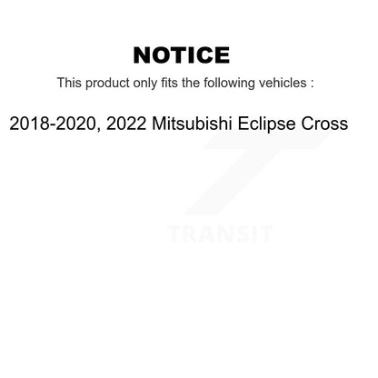 [Avant] Disque et plaquette de frein pour Mitsubishi Eclipse Cross KDS-101048