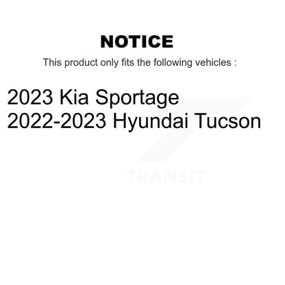 [Arrière] Disque et plaquette de frein pour Hyundai Tucson Kia Sportage KDS-101184