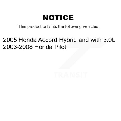 [Avant] Kit de disque (percé rainuré revêtu) et plaquette (céramique) de frein pour Honda Pilot Accord KDT-100770