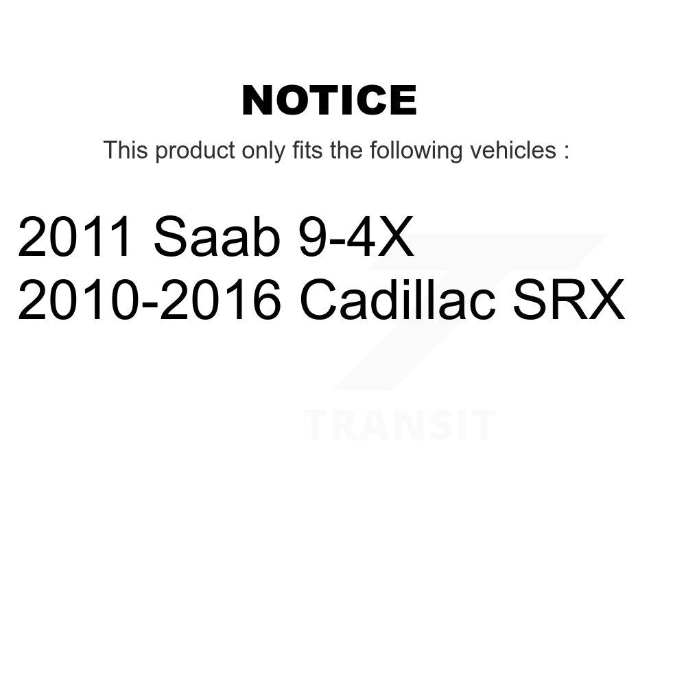 [Avant + Arrière] Kit de disque (percé rainuré revêtu) et plaquette (céramique) de frein pour Cadillac SRX Saab 9-4X KDT-100808