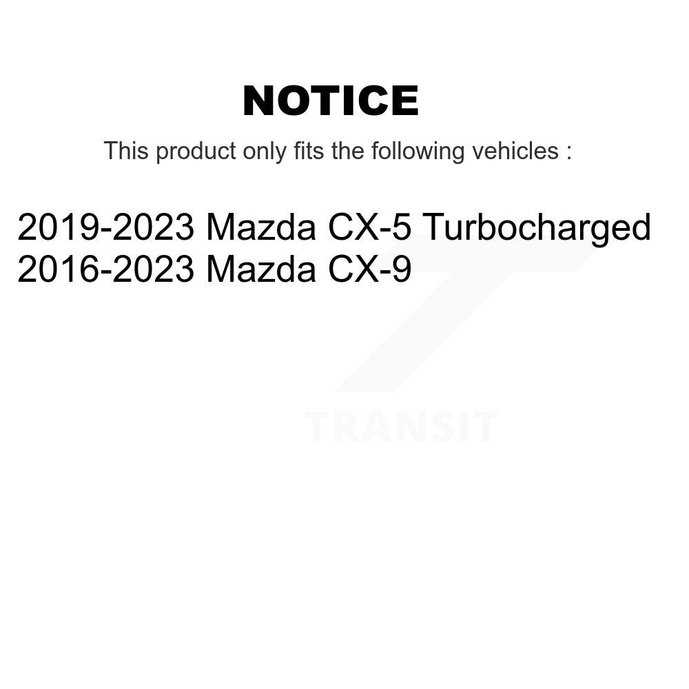 [Avant] Disque et plaquette de frein pour Mazda CX-5 CX-9 KDT-101321