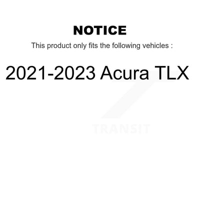 [Arrière] Disque et plaquette de frein pour 2021-2023 Acura TLX KDT-101435