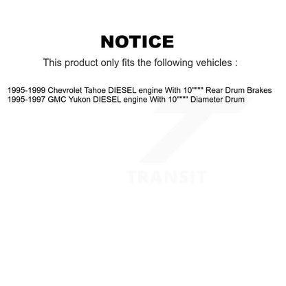 [Avant + Arrière] Kit de plaquette (semi-métallique) de frein pour Chevrolet Tahoe GMC Yukon DIESEL engine KFN-100060
