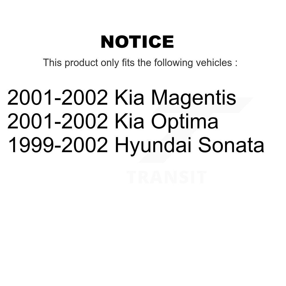 [Avant + Arrière] Kit de plaquette (semi-métallique) de frein pour Hyundai Sonata Kia Optima Magentis KFN-100121