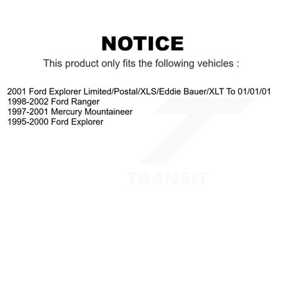 [Avant + Arrière] Kit de plaquette (semi-métallique) de frein pour Ford Ranger Explorer Mercury Mountaineer KFN-100702