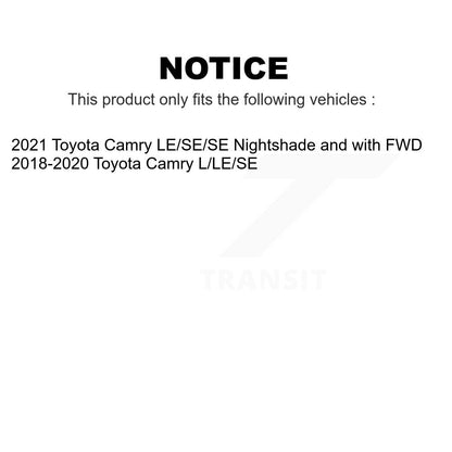 [Avant + Arrière] Kit de plaquette (semi-métallique) de frein pour Toyota Camry KFN-100796