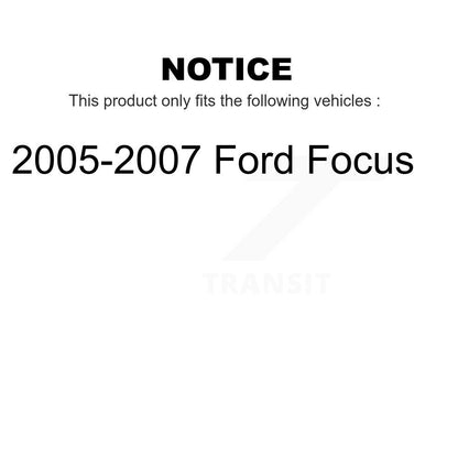 [Avant] Kit de disque (revêtu) de frein pour 2005-2007 Ford Focus KG-100086
