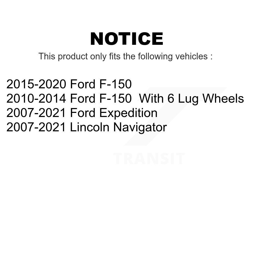 [Avant] Kit de disque (revêtu) de frein pour Ford F-150 Expedition Lincoln Navigator KG-100091