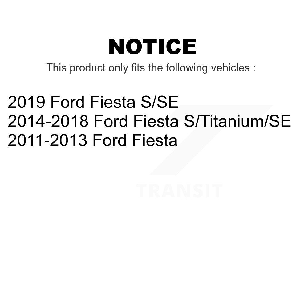 [Avant] Kit de disque (revêtu) de frein pour Ford Fiesta KG-100101