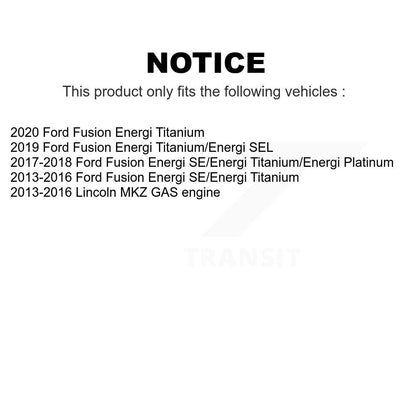 [Avant] Kit de disque (revêtu) de frein pour Ford Fusion Lincoln MKZ KG-100105