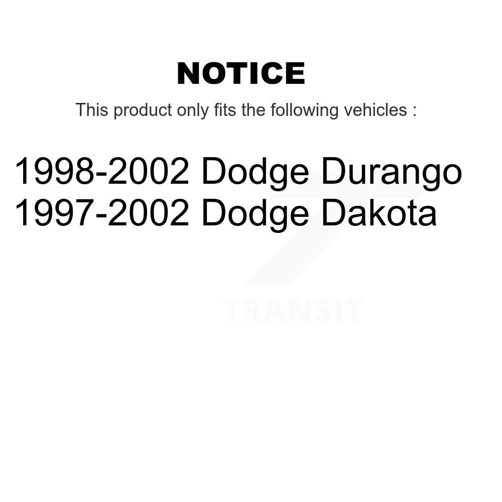[Avant] Kit de disque (revêtu) de frein pour Dodge Dakota Durango KG-100113