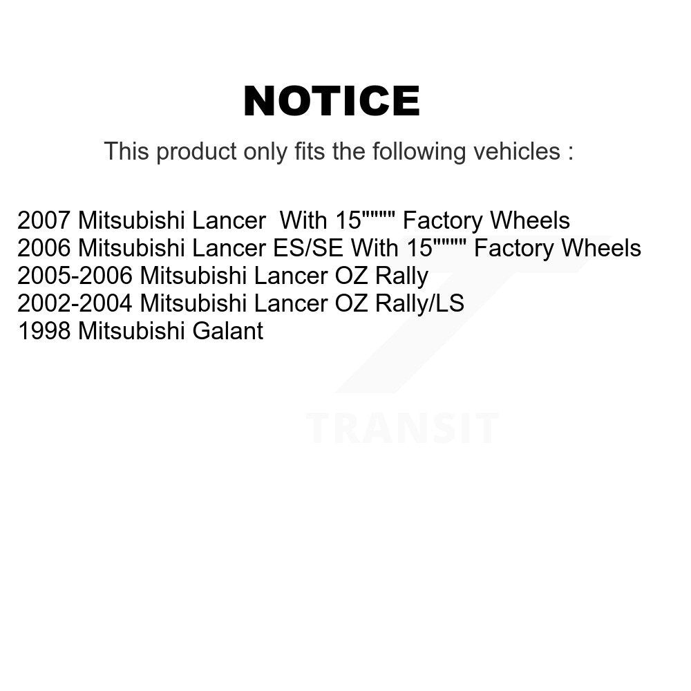 [Avant] Kit de disque (revêtu) de frein pour Mitsubishi Lancer Galant KG-100169