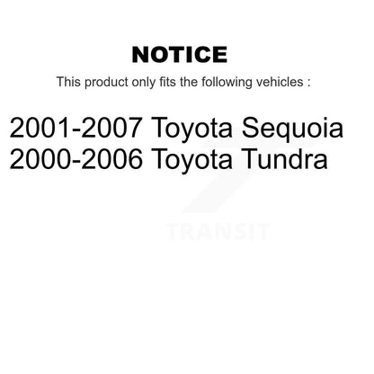 [Avant] Kit de disque (revêtu) de frein pour Toyota Tundra Sequoia KG-100173