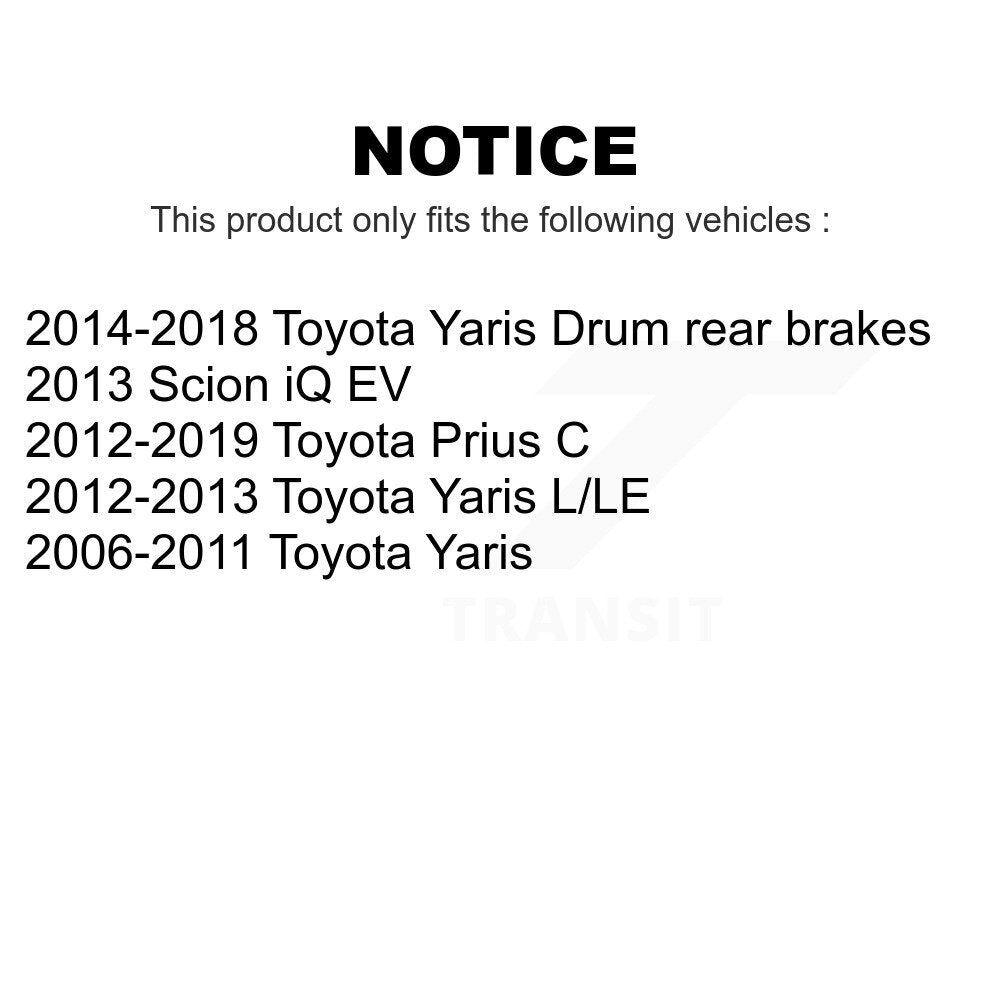 [Avant] Kit de disque (revêtu) de frein pour Toyota Yaris Prius C Scion iQ KG-100257