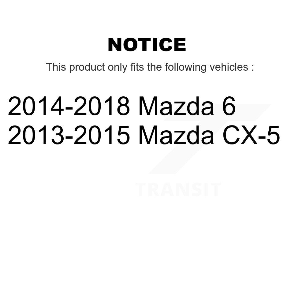 [Avant] Kit de disque (revêtu) de frein pour Mazda 6 CX-5 KG-100346
