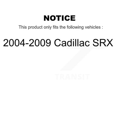 [Arrière] Kit de disque (revêtu) de frein pour 2004-2009 Cadillac SRX KG-100394