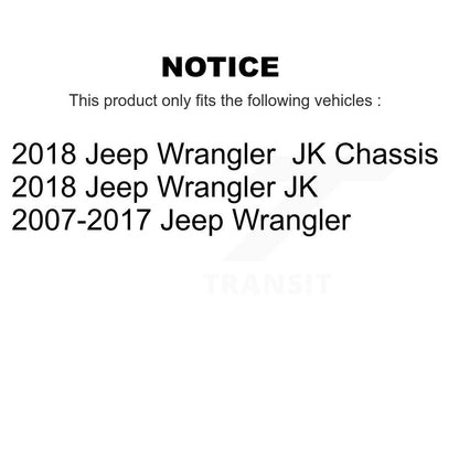 [Arrière] Kit de disque (revêtu) de frein pour Jeep Wrangler JK KG-100477