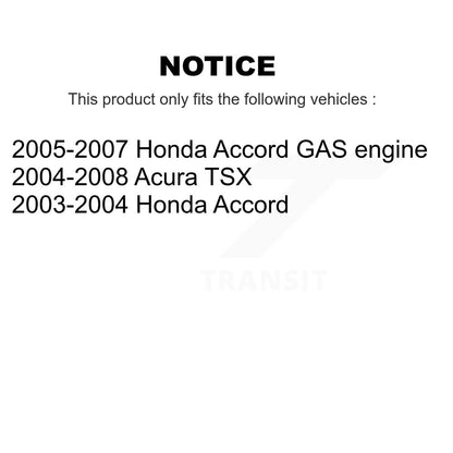 [Arrière] Kit de disque (revêtu) de frein pour Honda Accord Acura TSX KG-100528