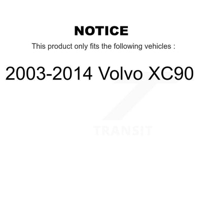 [Arrière] Kit de disque (revêtu) de frein pour 2003-2014 Volvo XC90 KG-100543