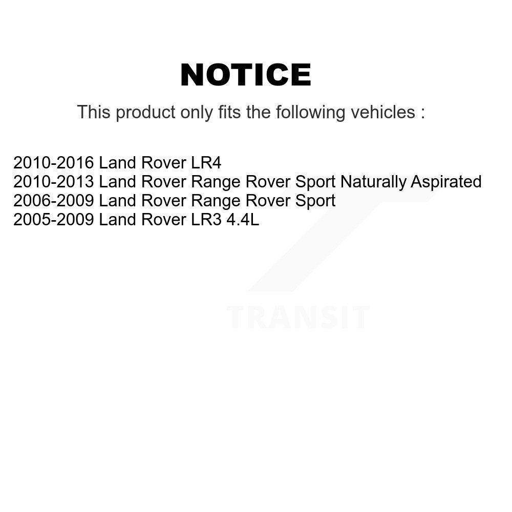 [Arrière] Kit de disque (revêtu) de frein pour Land Rover Range Sport LR4 LR3 KG-100554