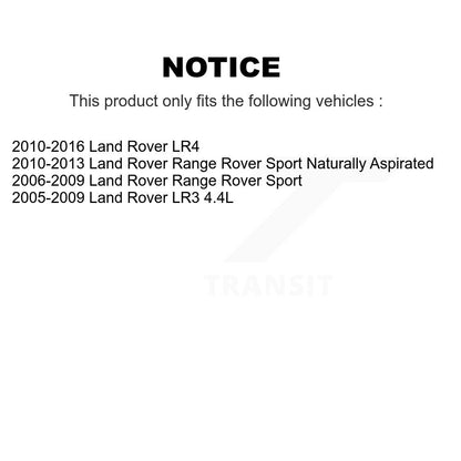 [Arrière] Kit de disque (revêtu) de frein pour Land Rover Range Sport LR4 LR3 KG-100554
