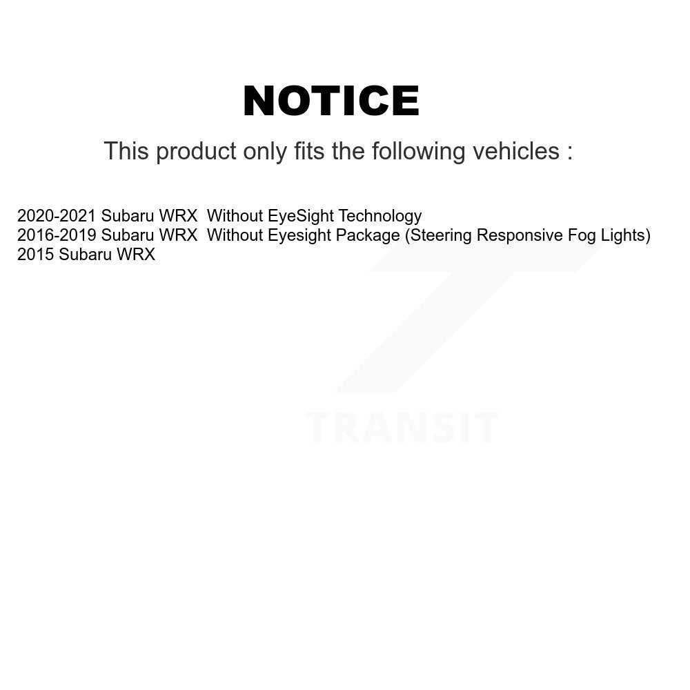 [Arrière] Kit de disque (revêtu) de frein pour Subaru WRX KG-100673