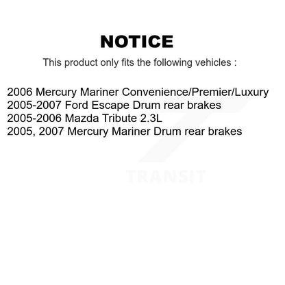 [Avant + Arrière] Kit de disque (revêtu) de frein pour Ford Escape Mercury Mariner Mazda Tribute KG-100764
