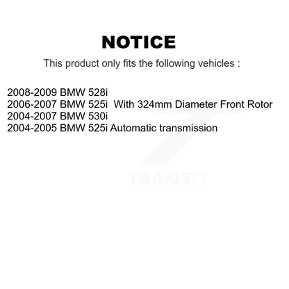 [Avant + Arrière] Kit de disque (revêtu) de frein pour BMW 530i 525i 528i KG-101002