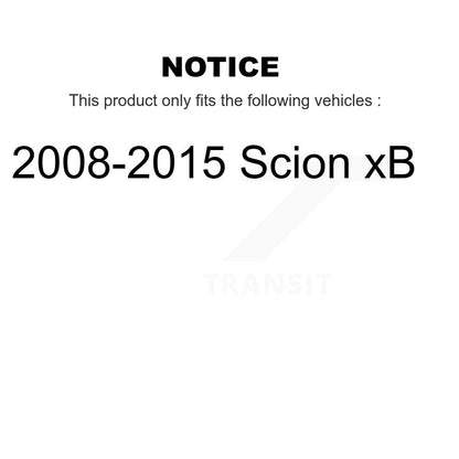 [Avant + Arrière] Kit de disque (revêtu) de frein pour 2008-2015 Scion xB KG-101035